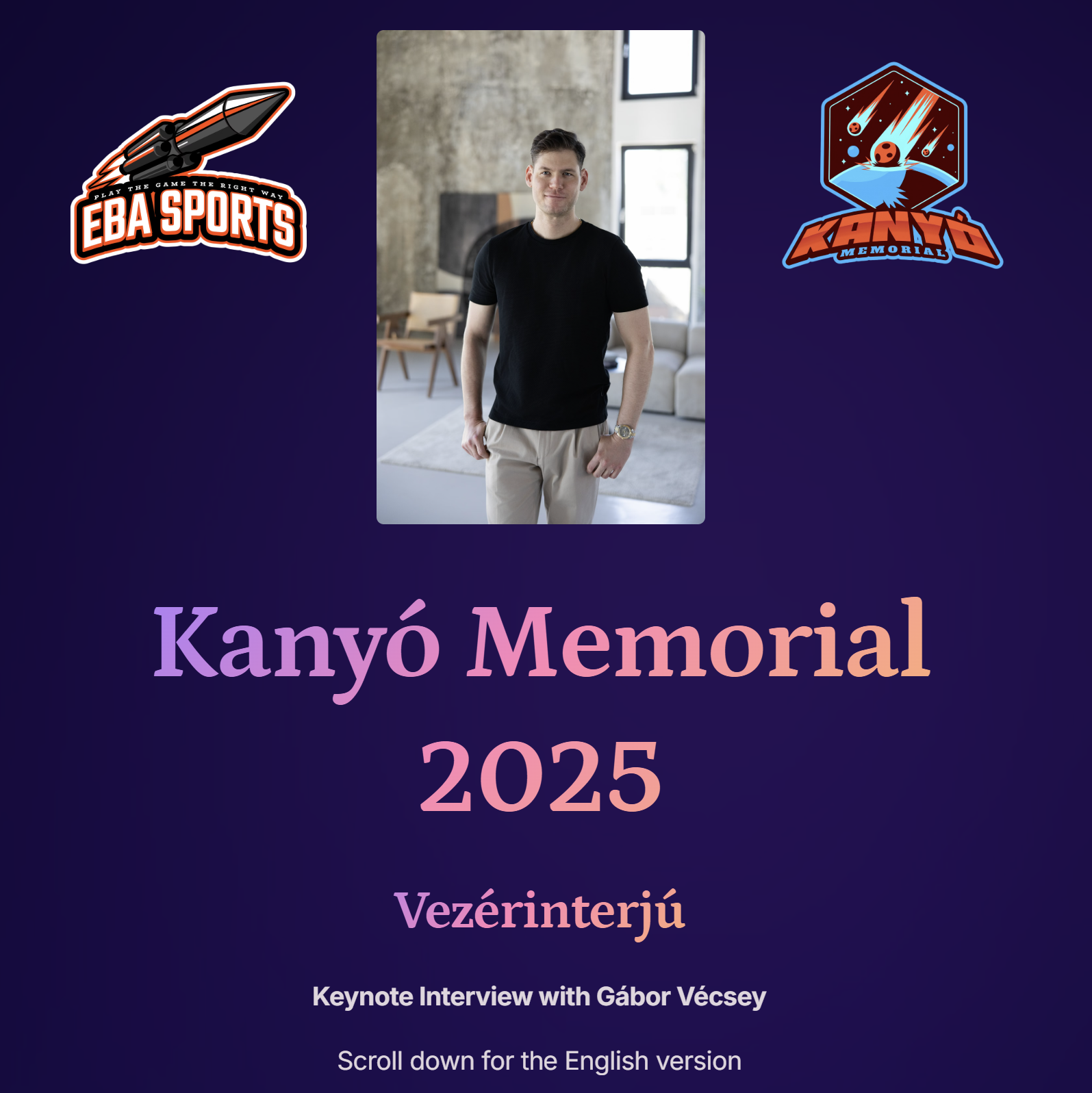 2025 – Vezérinterjú // Keynote/Manager Interview